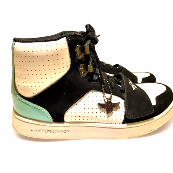 🐬CREATIVE RECREATION🐬 LEATHER HIGH TOP SNEAKERS EUC☀️ - Picture 4 of 15
